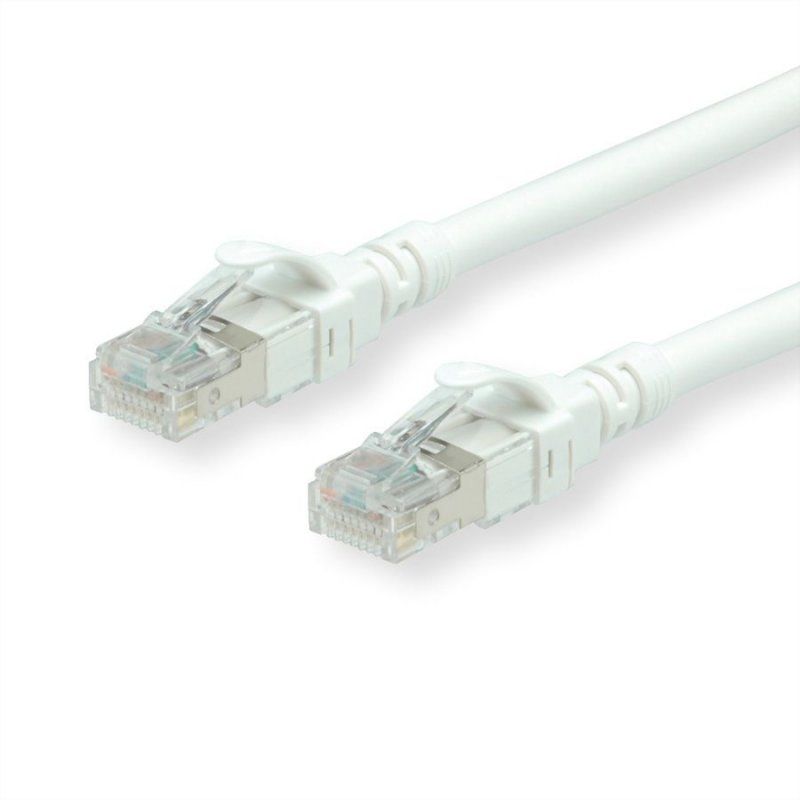 Cordon ROLINE S/FTP(PiMF) Cat6A/CompLv LSOH, blanc, 2m