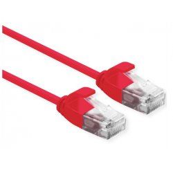 ROLINE 21.15.3912 networking cable Red 0.5 m Cat6a U/UTP (UTP)