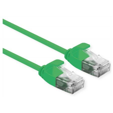 ROLINE 21.15.3930 networking cable Green 0.15 m Cat6a U/UTP (UTP)