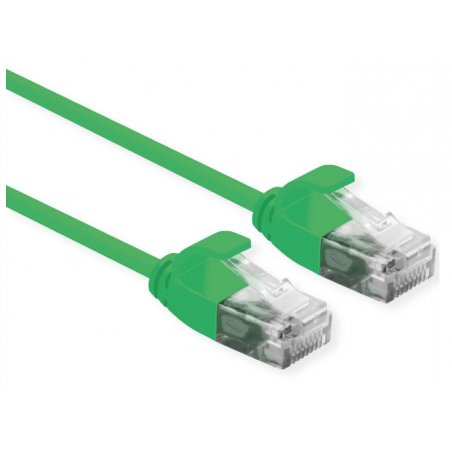 Cordon ROLINE Data Center SLIM, UTP Cat6A/Cl.EA, LSOH, vert, 1,5m