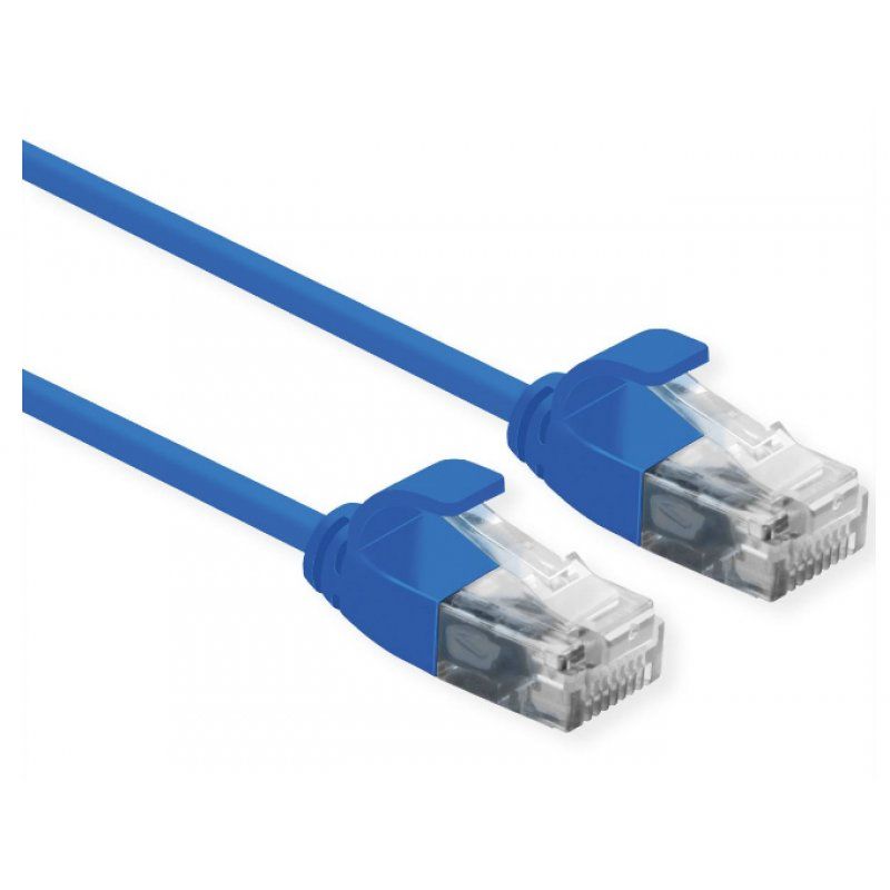 ROLINE 21.15.3947 networking cable Blue 5 m Cat6a U/UTP (UTP)