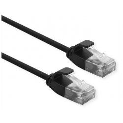 ROLINE 21.15.3956 networking cable Black 3 m Cat6a U/UTP (UTP)