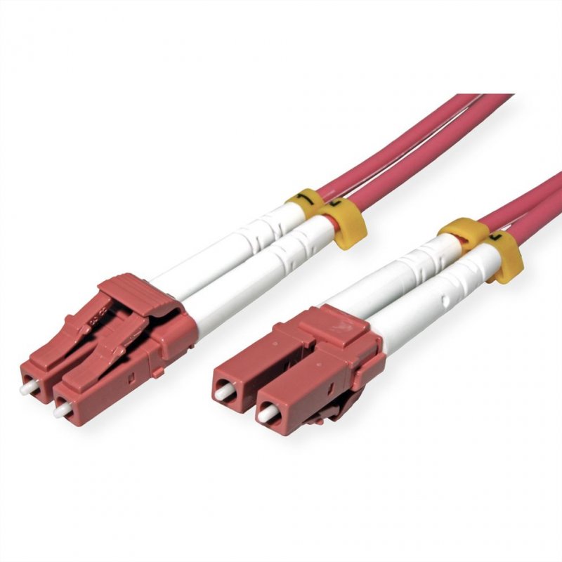 ROLINE 21158613 fibre optic cable 5 m 2x LC OM4 Violet
