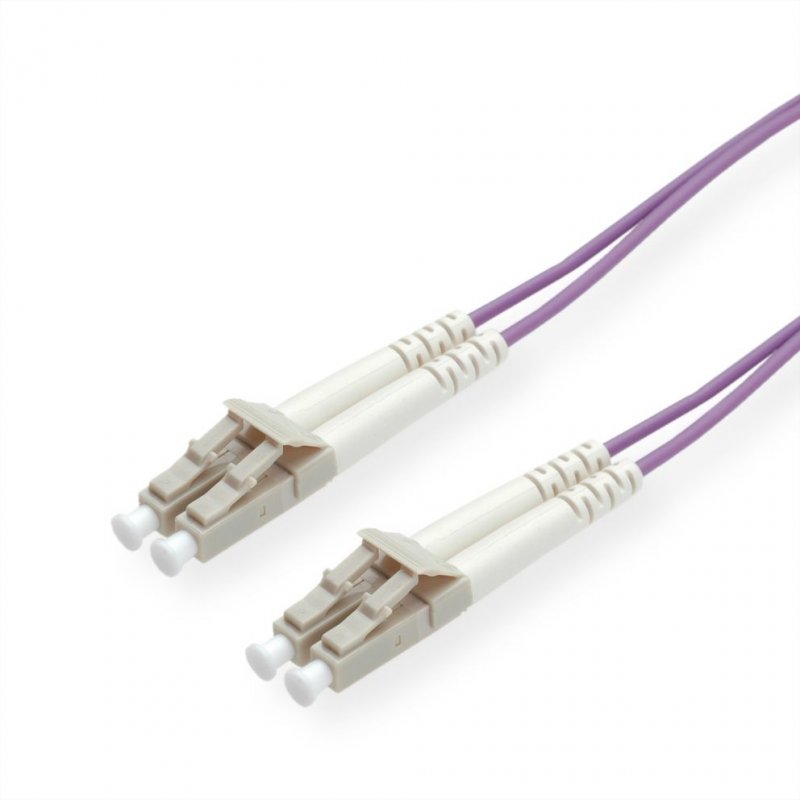 ROLINE 21158754 câble de fibre optique 7 m 2x LC OM4 Violet