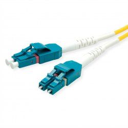 ROLINE 21158784 câble de fibre optique 7 m 2x LC OS2 Jaune