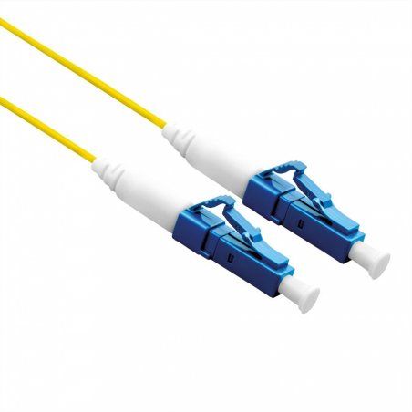 ROLINE 21.15.8840 fibre optic cable 0.5 m LC OS2 Yellow