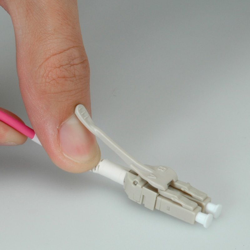 ROLINE Câble FO 50/125, LC/LC, OM4, con. LowLoss, hauté densité, violet 0,5m