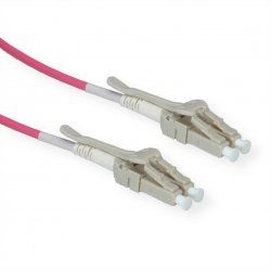 ROLINE 21158876 câble de fibre optique 7 m 2x LC OM4 Violet