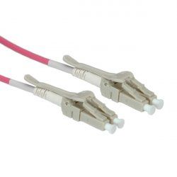 ROLINE OM4, LC/LC, 15m fibre optic cable Grey