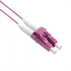 ROLINE 21.15.9261 fibre optic cable 1 m LC OM4 Violet