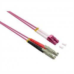 ROLINE 21.15.9472 fibre optic cable 2 m E-2000 (LSH) LC OM4 Violet