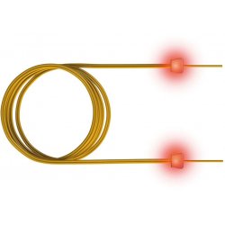 Sacon LPD02200100 fibre optic cable 10 m LC OS2 Yellow
