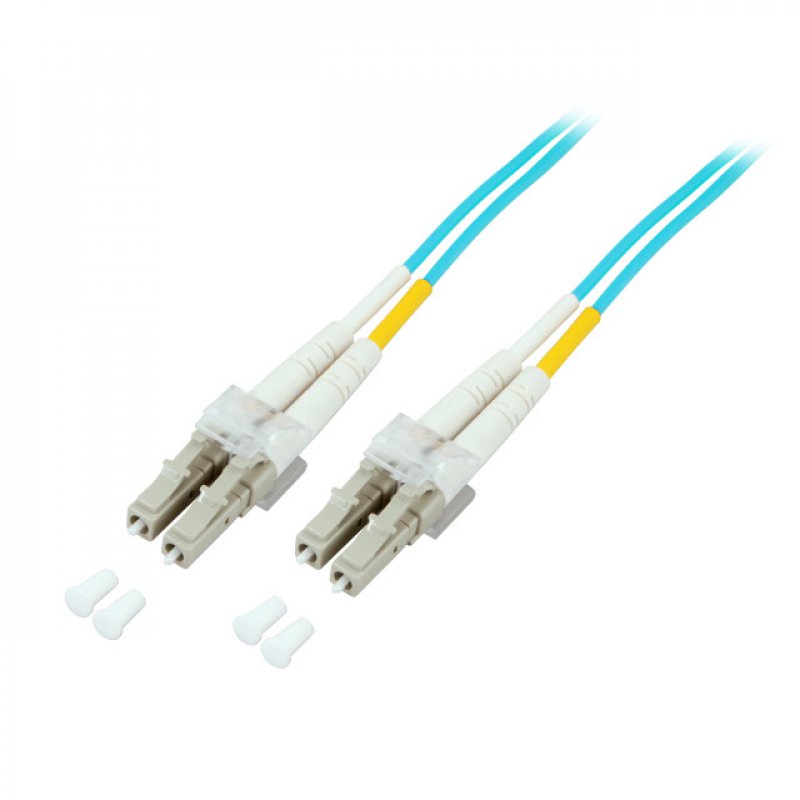 EFB Elektronik O0312.1 fibre optic cable 1 m LC OM3 Turquoise