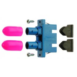 Telegärtner J08082A0002 cable gender changer Blue