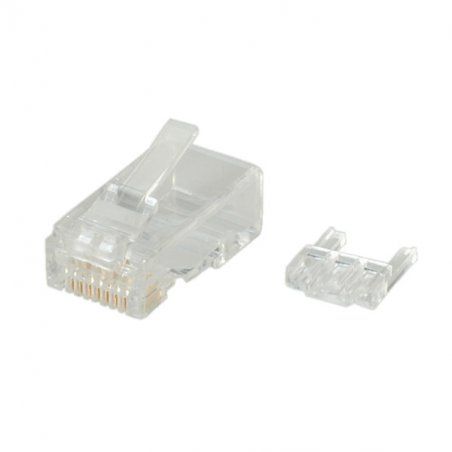 ROLINE Connecteur modulaire non blindé Cat6/Cl.E pour câble solide, 10 unités