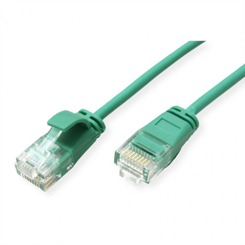 ROLINE 21.44.3935 networking cable Green 2 m Cat6a U/UTP (UTP)