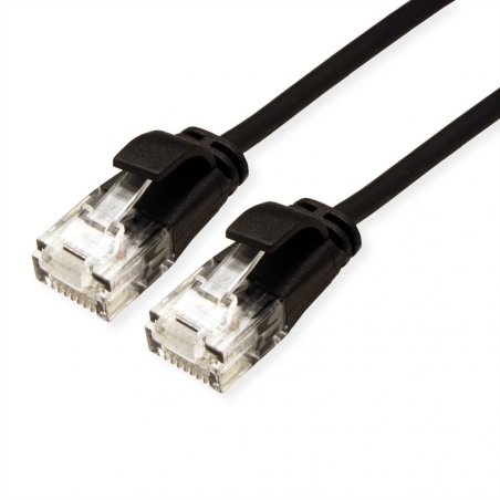 ROLINE 21.44.3952 networking cable Black 0.5 m Cat6a U/UTP (UTP)