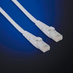 Value UTP Cable Cat.6, halogen-free, grey, 1m