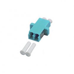 Coupleur FO MM OM3,LC/LC dx,turq. Multimode OM3