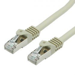 Value S/FTP Patch Cord Cat.7, grey 1 m