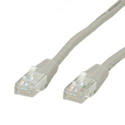 Value UTP Patch Cord, Cat.6, grey 0.5 m