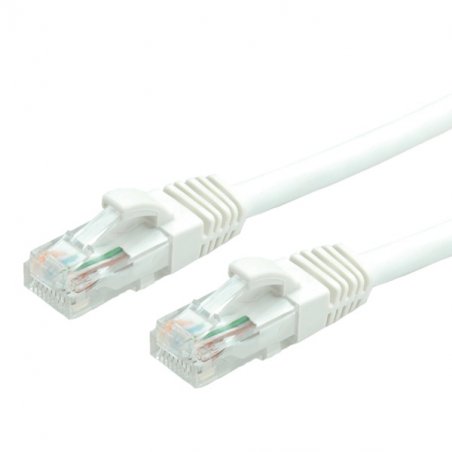 Value UTP Cable Cat.6, halogen-free, white, 2m