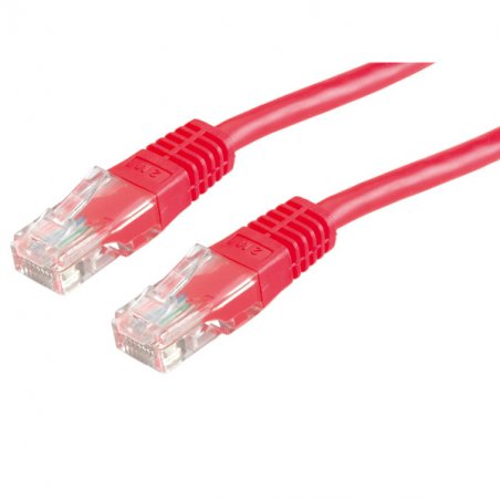 Value UTP Patch Cord Cat.6, red 0.5 m
