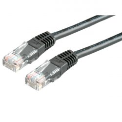 CORDON VALUE RJ45 UTP Cat6 NOIR 0,5M