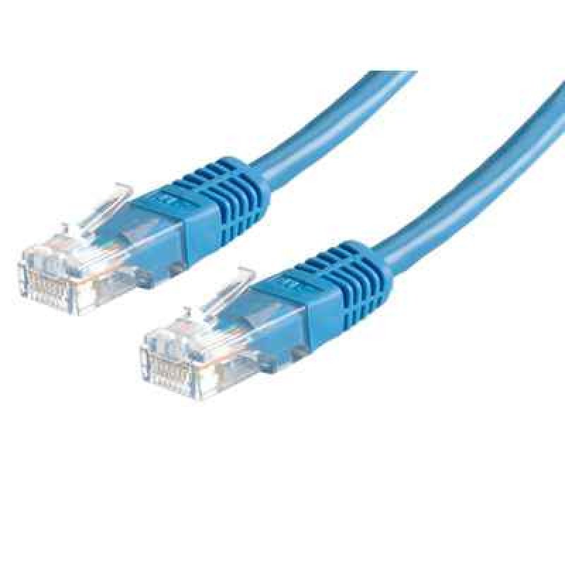 ITB Cat6 RJ45 UTP 3 m networking cable Blue U/UTP (UTP)