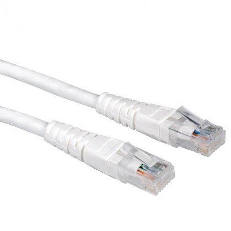 Value UTP Patch Cord, Cat.6, white 10 m