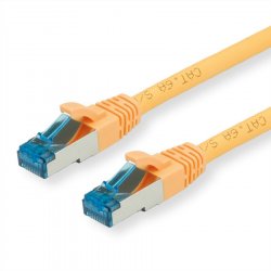 Cordon VALUE S/FTP(PiMF) Cat6A/Cl.EA jaune, 0,3m