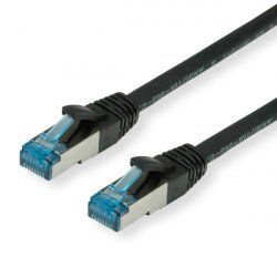 Value 2m S/FTP Cat.6a câble de réseau Noir Cat6a S/FTP (S-STP)