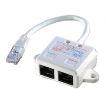 ROLINE T-Adapter Cat. 5e, UTP networking cable White 0.17 m