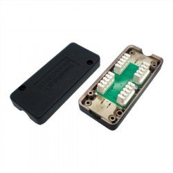 Value 21.99.3048 network junction box Cat6a Black