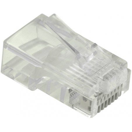 Value 21.99.3060 connecteur de fils RJ-45 Transparent