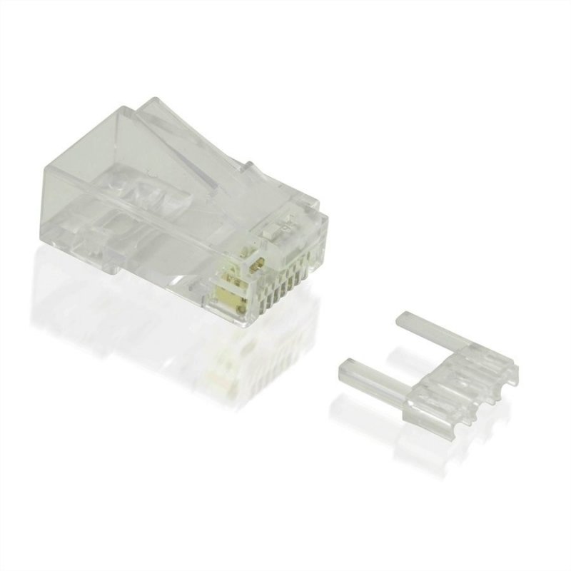 Value 21.99.3064 connecteur de fils RJ-45 Transparent