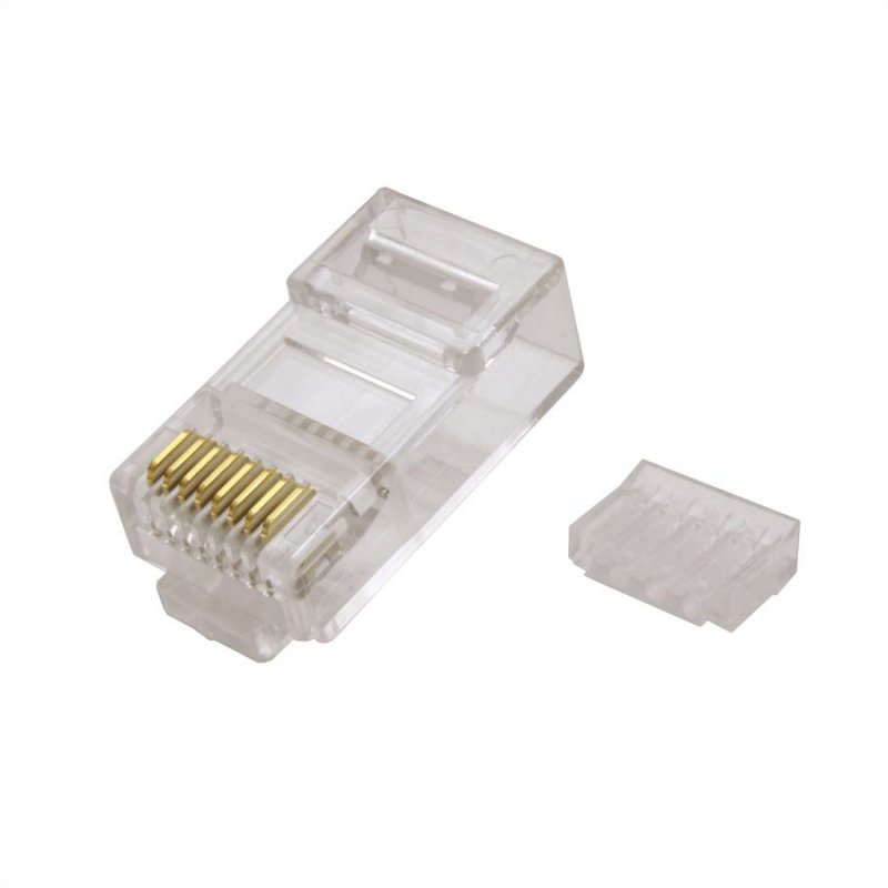 Value 21.99.3064 wire connector RJ-45 Transparent