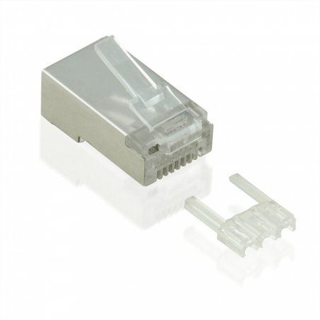 Value 21.99.3065 wire connector RJ-45 Metallic, Transparent