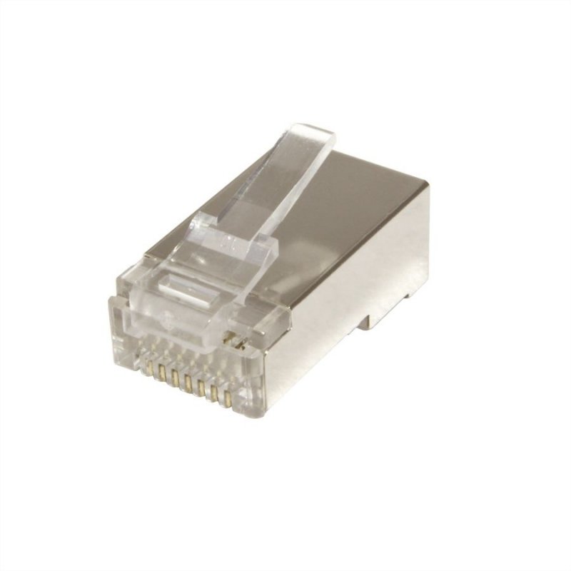 Value 21.99.3065 connecteur de fils RJ-45 Métallique, Transparent