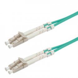 ROLINE 21.99.8702 fibre optic cable 2 m LC OM3 Turquoise