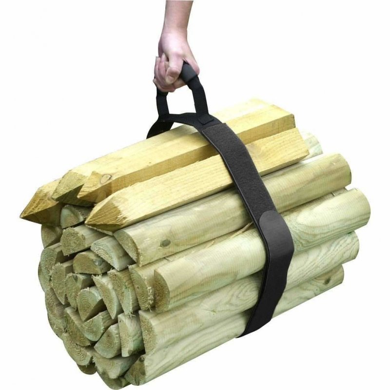 VELCRO Sangle Carry 50mmx1.8m x 1 noire sangle crochets & velours ajustable