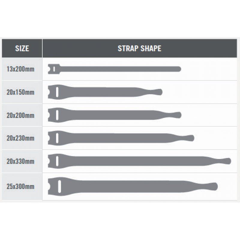 Velcro ONE-WRAP cable tie Releasable cable tie Polypropylene (PP), Velcro White 100 pc(s)