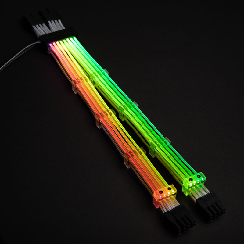 Lian Li compatible Strimer 8-Pin RGB PCIe VGA-Stromkabel