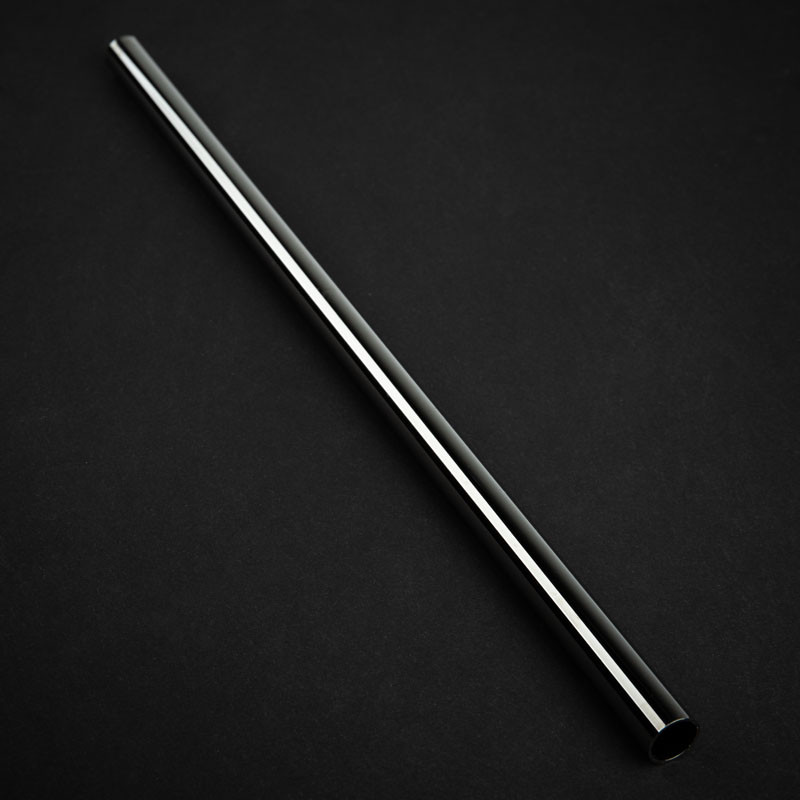 Bitspower None Chamfer Brass Hard Tubing 12mm AD, 500mm - black sparkle