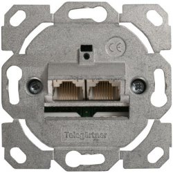 Telegärtner J00020A0388 socket-outlet Silver