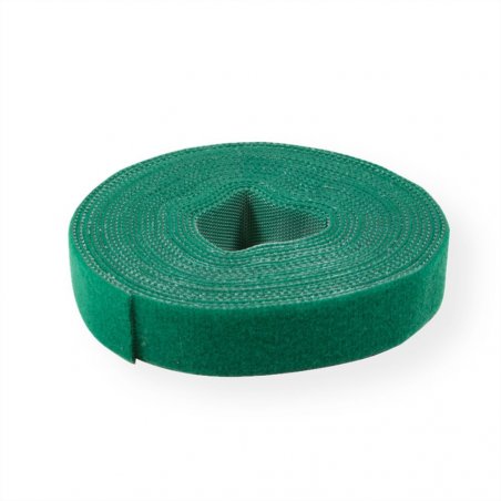 VALUE Rouleau d'attache de câble, vert 25m, 10mm