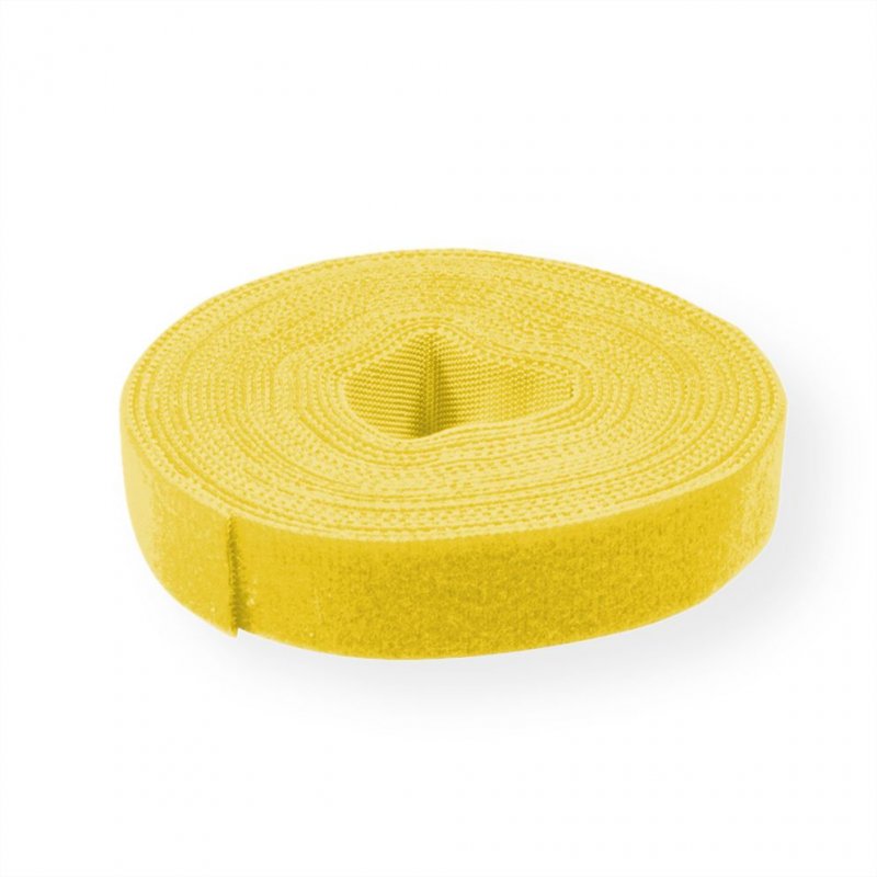 Value 25.99.5252 cable tie Hook & loop cable tie Yellow 5 pc(s)