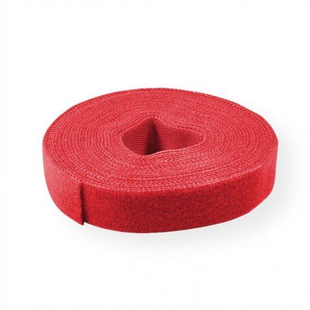 Value 25.99.5253 serre-câbles Attache-câbles à crochets et à boucles Rouge 5 pièce(s)