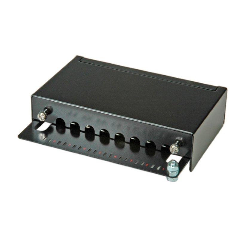 ROLINE Panneau de brassage cat. 5e, 8 ports noir