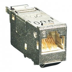 BTR NETCOM E-DAT modul Cat.6A 8(8) connecteur de fils RJ-45 Argent